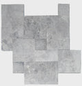 Talya Gray Marble Leathered Pavers