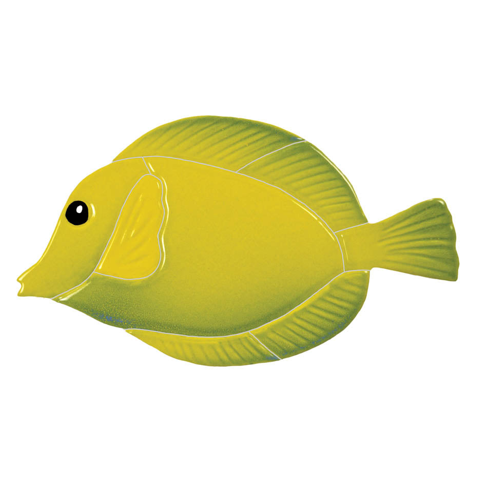 Tang Fish Porcelain Pool Mosaic – Yellow
