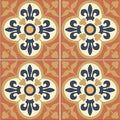 Aquatica Barcelona 6x6 porcelain pool tile, Ancient Collection, 4 tiles top view