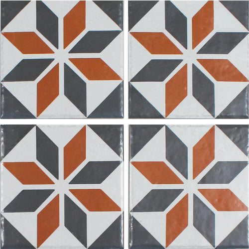 Aquatica Santa Cruz 6x6 porcelain pool tile, Ancient Floridita Collection