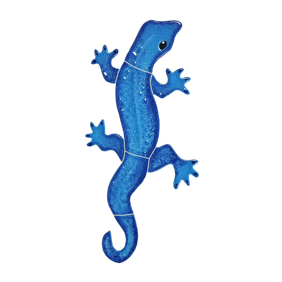 Gecko Porcelain Pool Mosaic – Blue / 8" x 4"