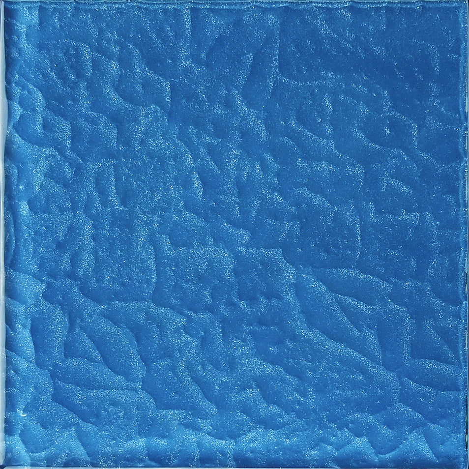 Moonscape Blue Glass Pool Tile – 6"x6"